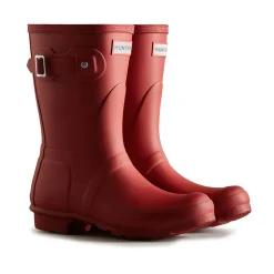 Hunter Original Short Womens Wellington Boots - Red