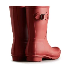 Hunter Original Short Womens Wellington Boots - Red