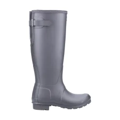 Hunter Original Tall Back Adjustable Womens Wellington Boots - Black
