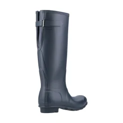 Hunter Original Tall Back Adjustable Womens Wellington Boots - Navy