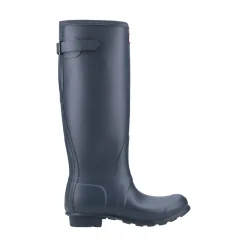 Hunter Original Tall Back Adjustable Womens Wellington Boots - Navy