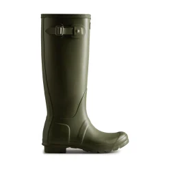 Hunter Original Tall Wellington Boots Womens - Dark Olive