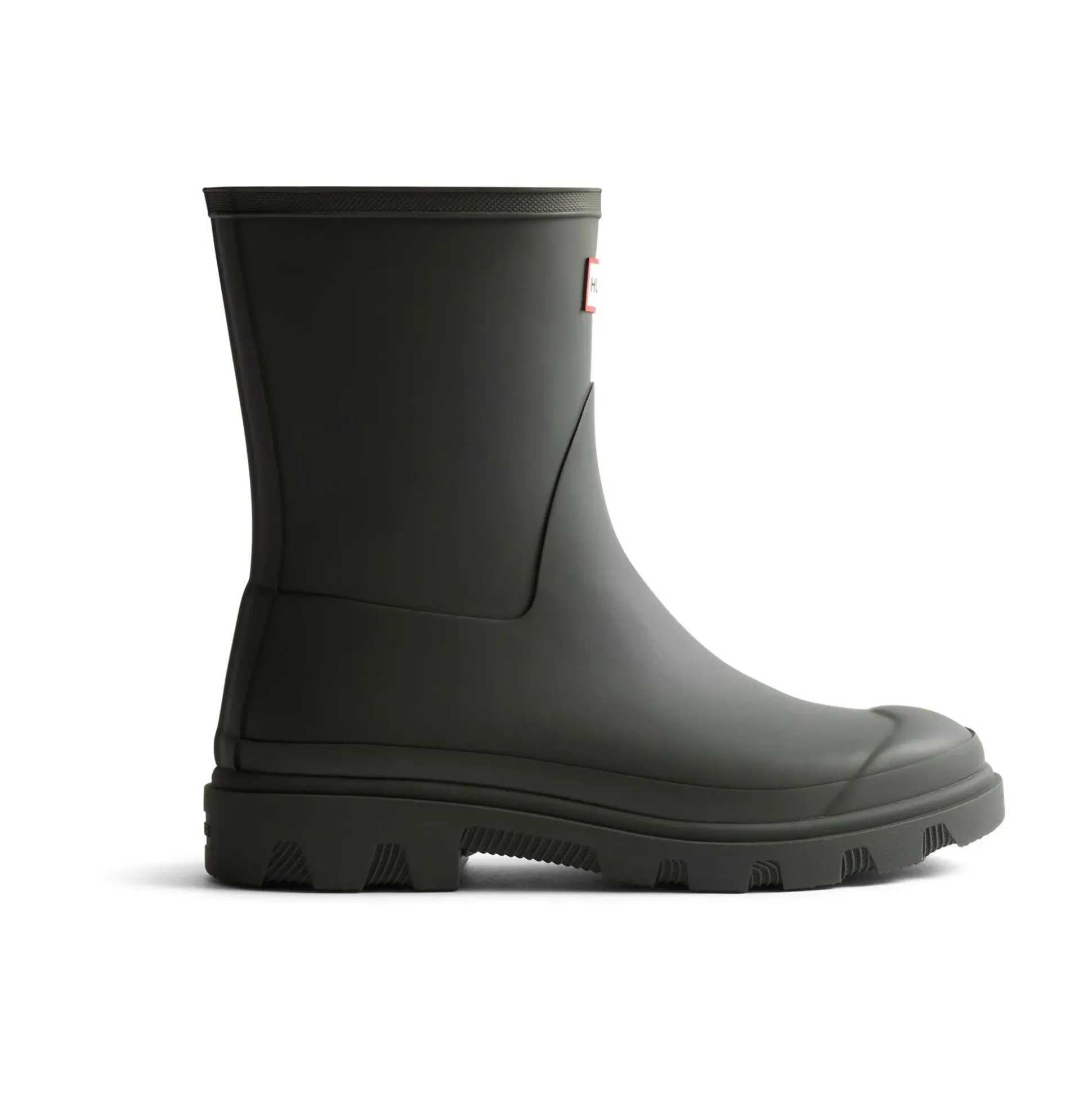 Hunter Unisex Downpour Short Boot Mens - Dark Olive