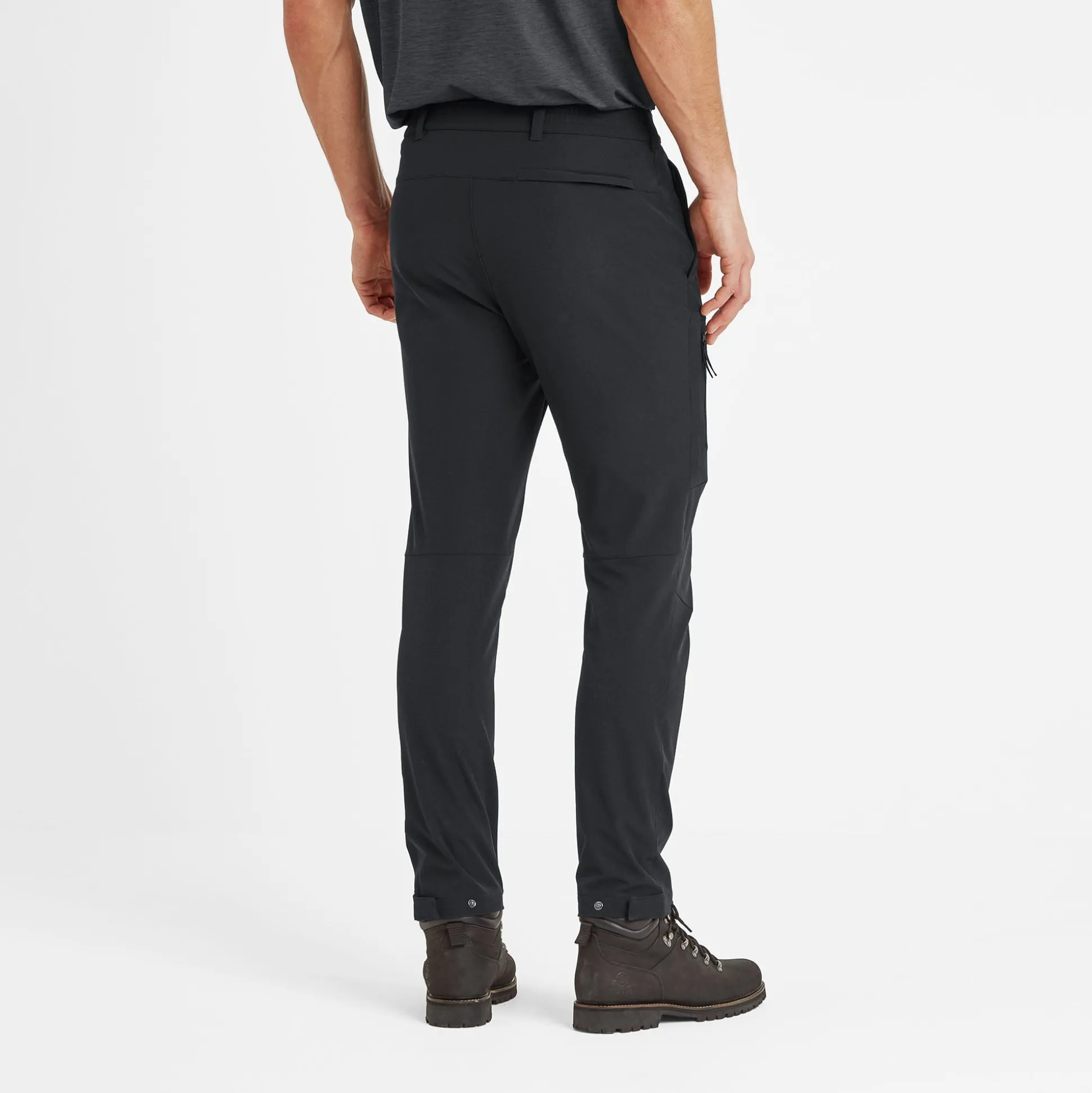 Hurstead Mens Softshell Walking Trousers Regular - Black