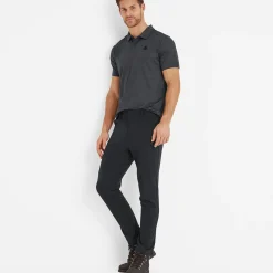 Hurstead Mens Softshell Walking Trousers Short - Black