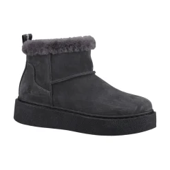 Hush Puppies Becca Ankle Boots Womens - Charcoal
