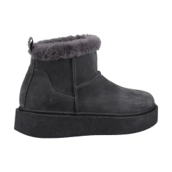 Hush Puppies Becca Ankle Boots Womens - Charcoal