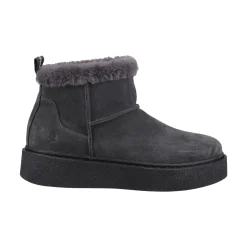 Hush Puppies Becca Ankle Boots Womens - Charcoal