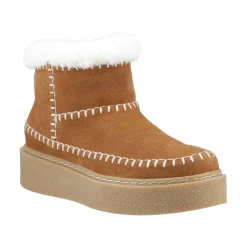Hush Puppies Brielle Stitch Boot Womens - Tan