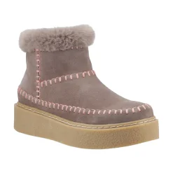 Hush Puppies Brielle Stitch Womens Boot - Taupe