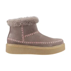 Hush Puppies Brielle Stitch Womens Boot - Taupe