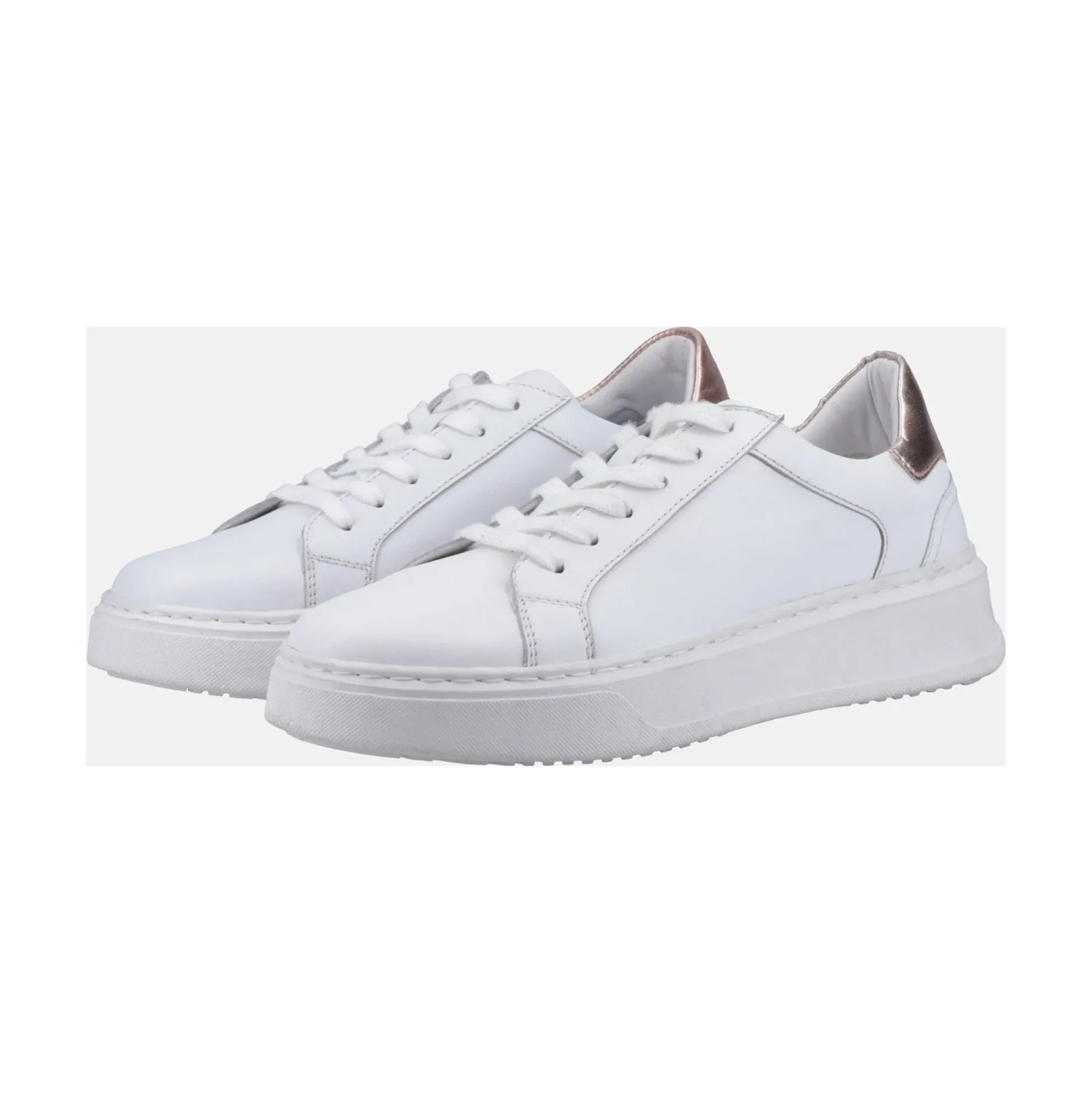 Hush Puppies Camille Lace Cupsole - White