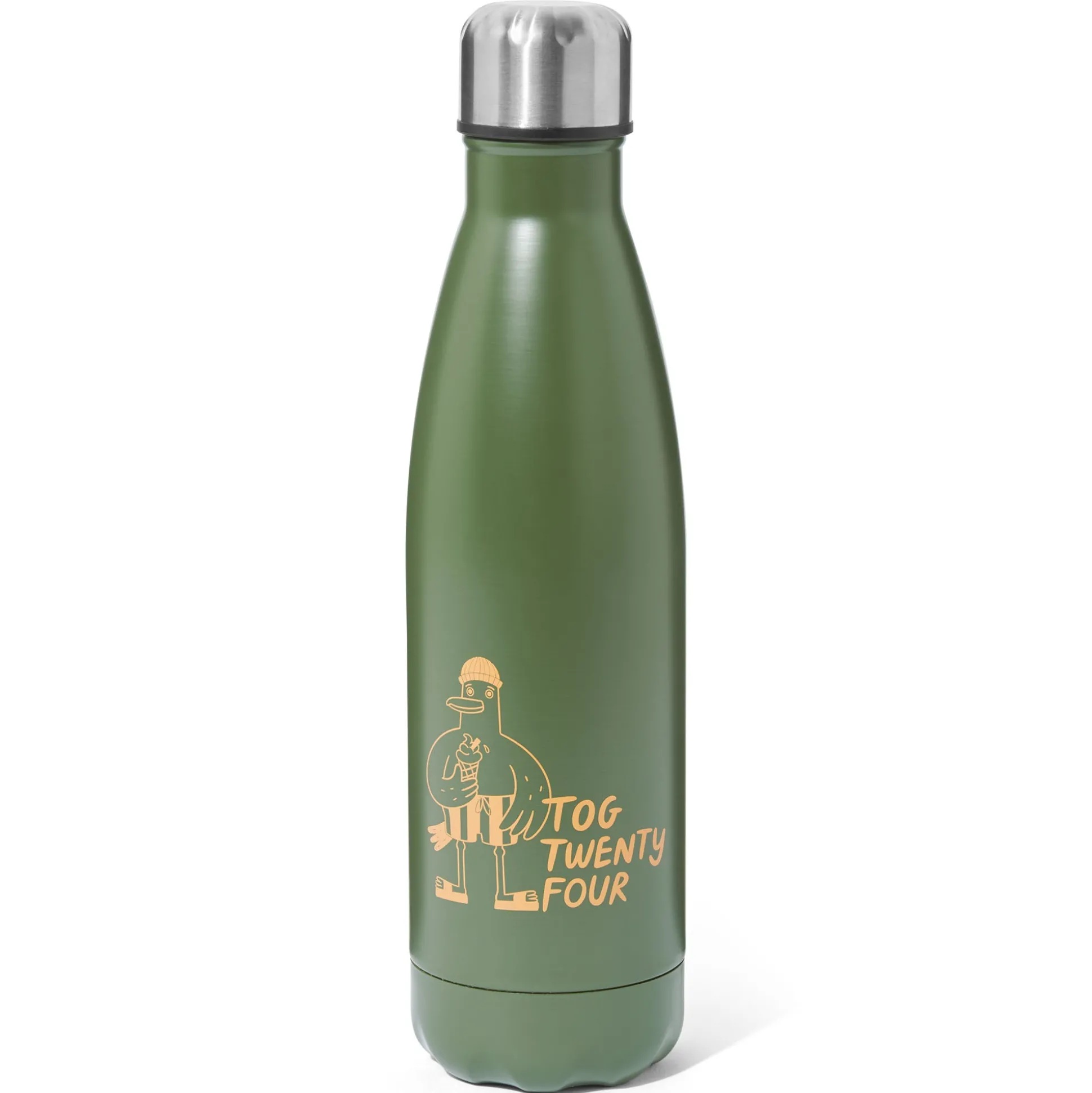 Hydrate 0.5l Bottle Flask- Khaki/Apricot