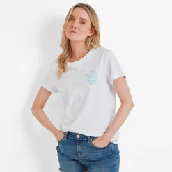 Ireland Womens 100% Cotton T-Shirt - Optic White