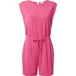 Jacinda Womens Supersoft Jersey Playsuit - Pink Flambe