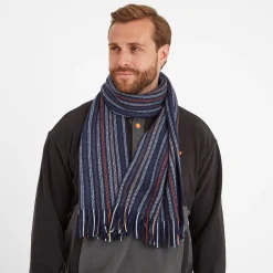 Jenkin Knitted Scarf - Multi Col Stripe