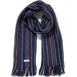 Jenkin Knitted Scarf - Multi Col Stripe