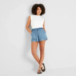 Jessica Womens Tencel Lyocel Shorts - Faded Indigo