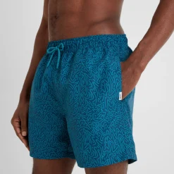 Kai Mens Swimshorts - Night Sea Sketch Print
