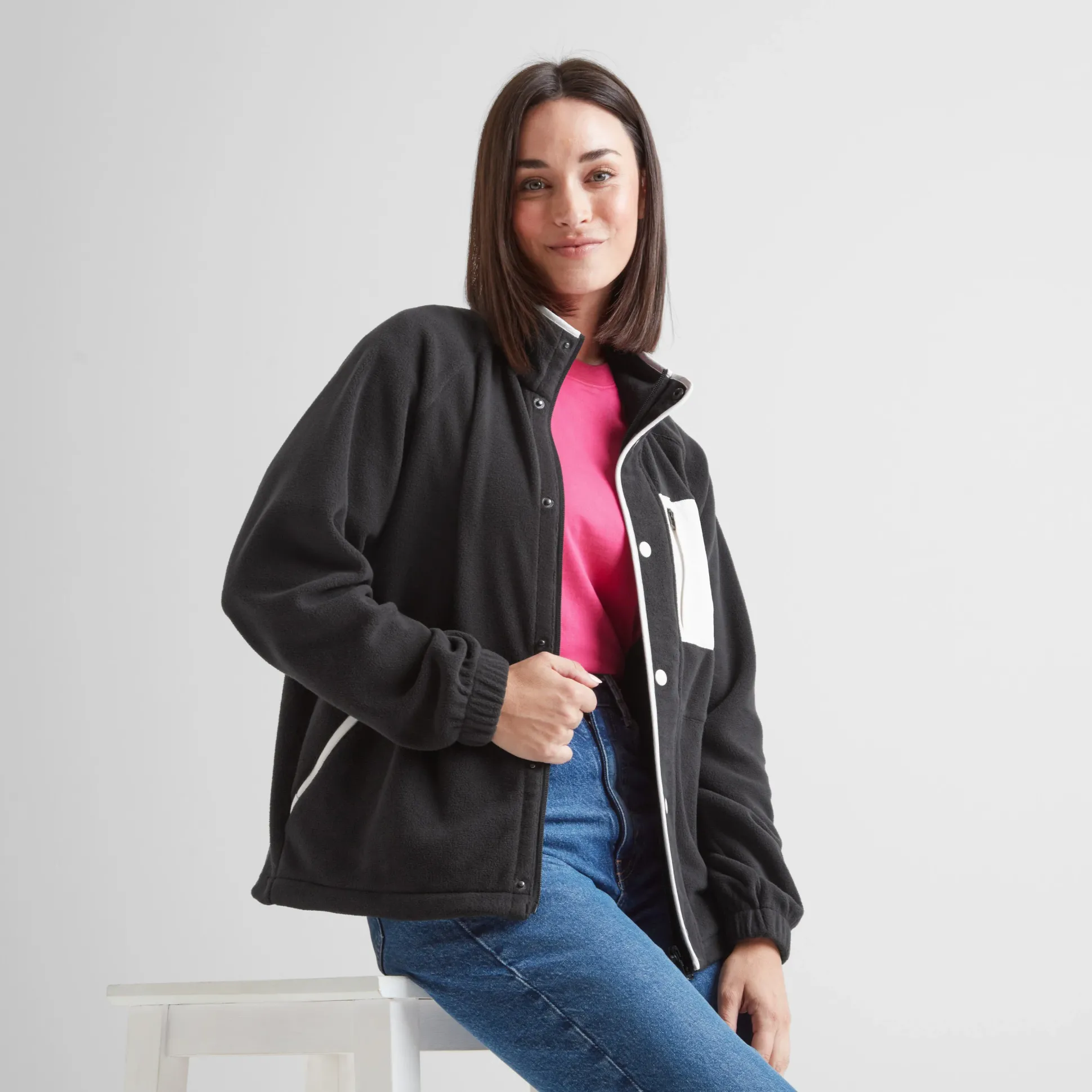 Kayford Womens Microfleece Jacket - Black