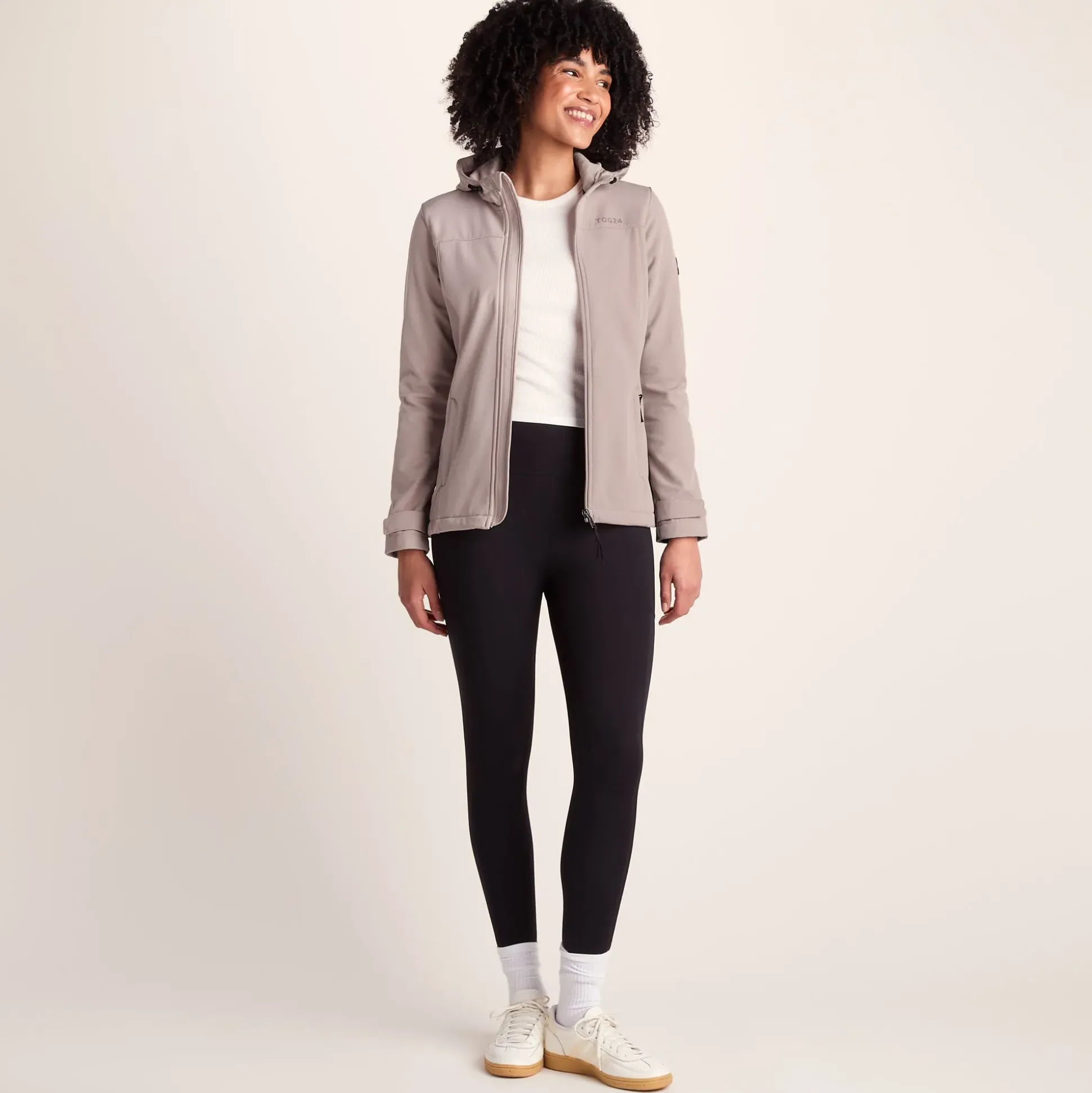 Keld Womens Shower Resistant Hooded Softshell Jacket - Dusky Pink