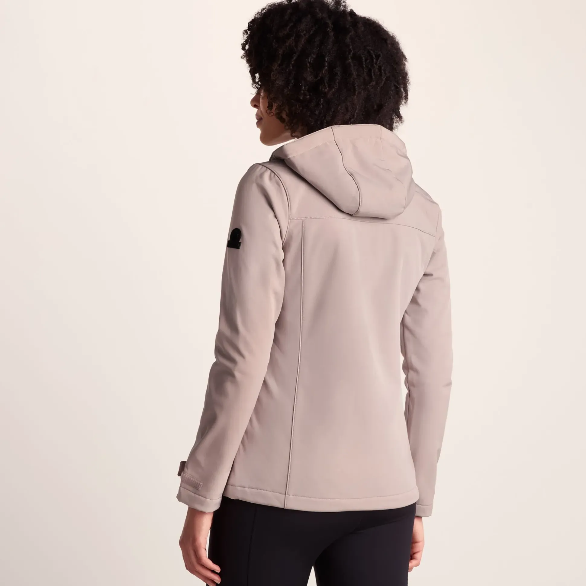Keld Womens Shower Resistant Hooded Softshell Jacket - Dusky Pink