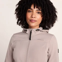 Keld Womens Shower Resistant Hooded Softshell Jacket - Dusky Pink