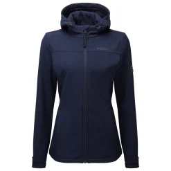 Keld Womens Shower Resistant Hooded Softshell Jacket - Navy