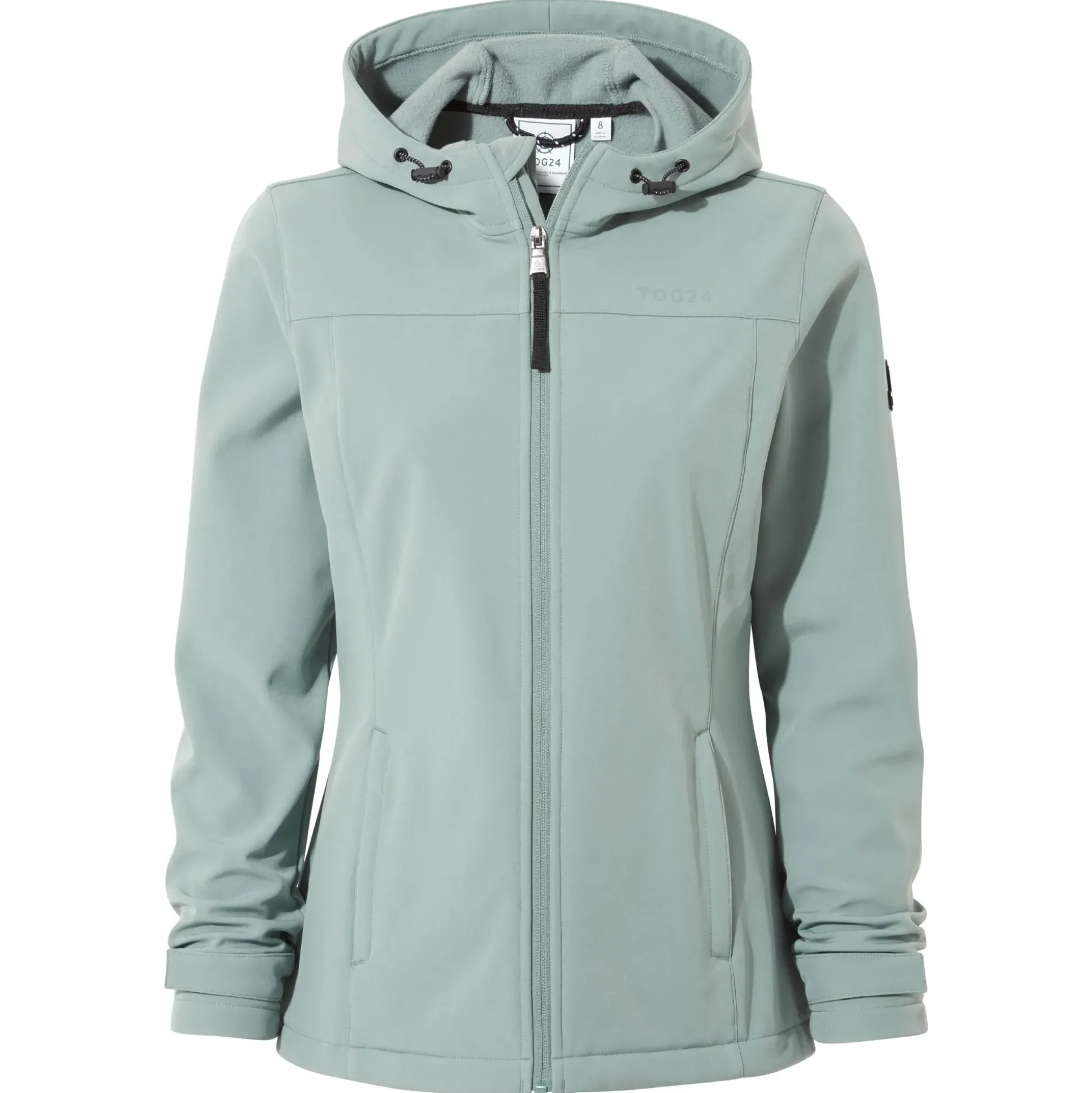 Keld Womens Shower Resistant Hooded Softshell Jacket - Smokey Teal