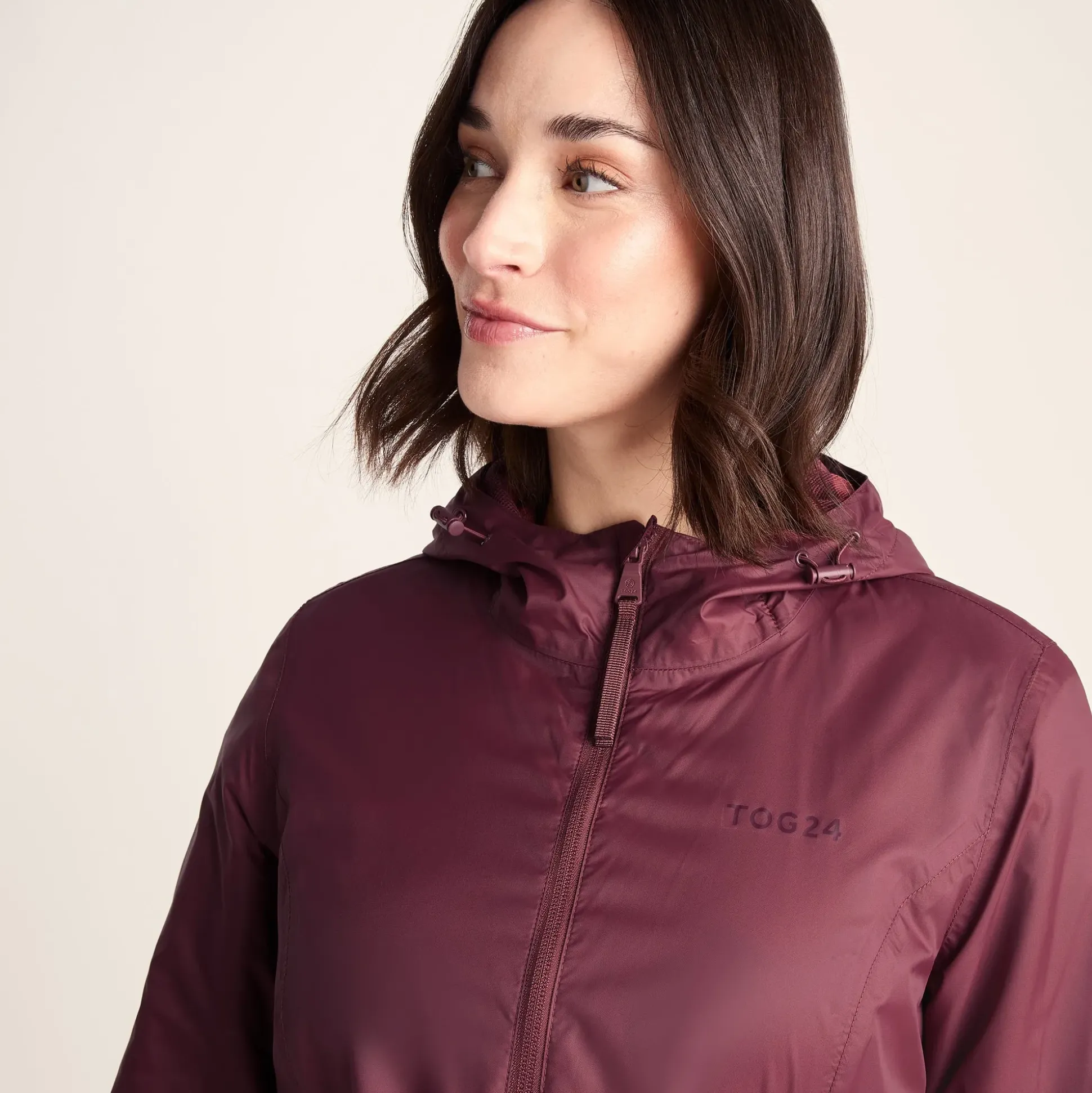 Kilnsey Womens Waterproof Jacket - Black Raspberry