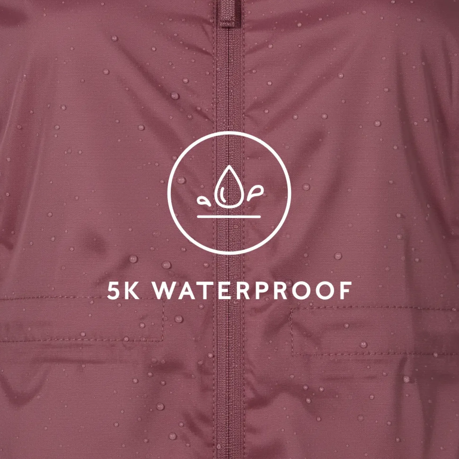 Kilnsey Womens Waterproof Jacket - Black Raspberry