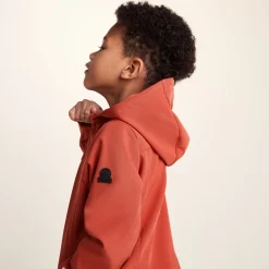 Koroma Kids Softshell Hooded Jacket - Canyon Orange