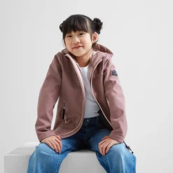 Koroma Kids Softshell Hooded Jacket - Mauve