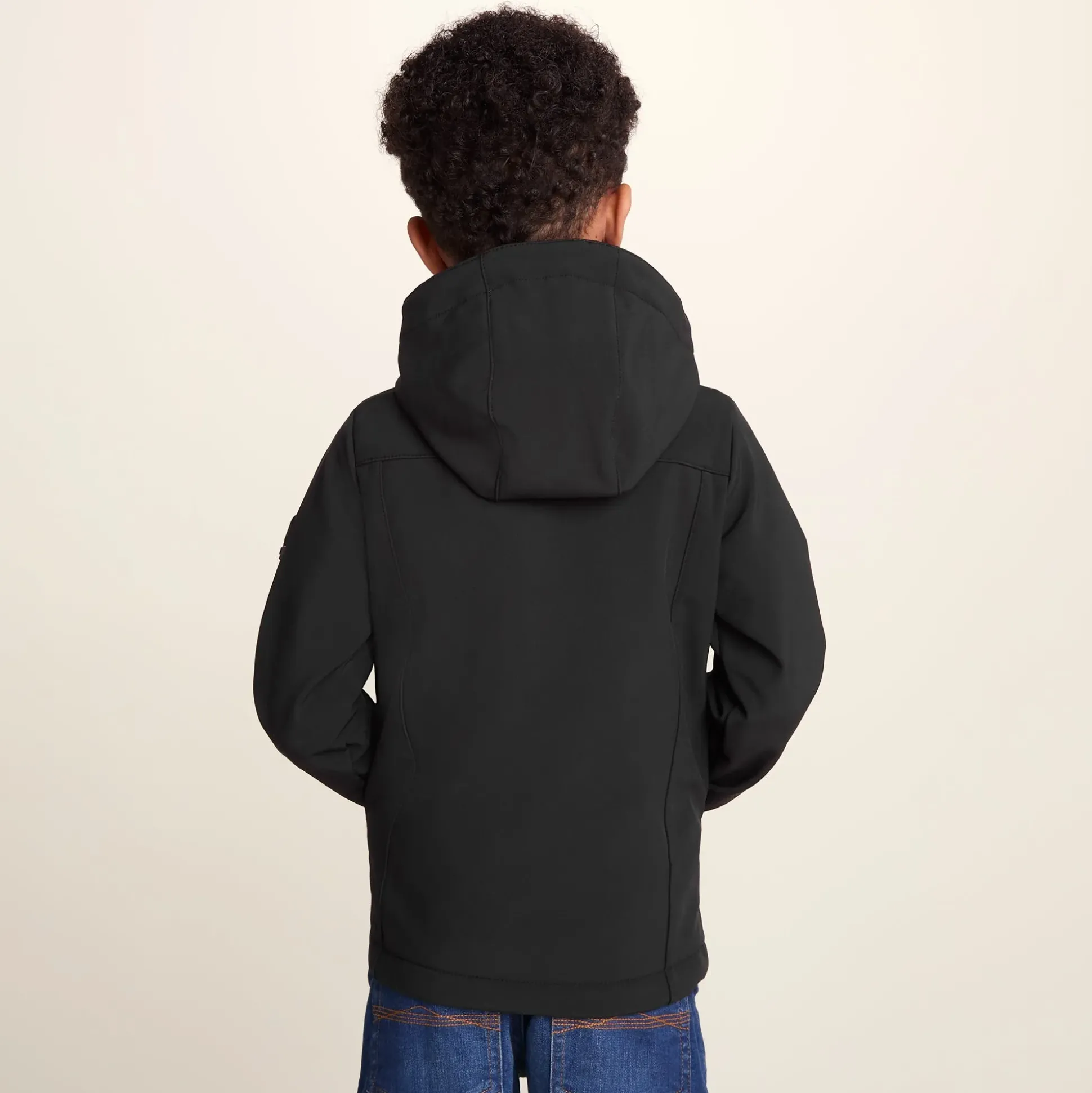 Koroma Kids Softshell Hooded Jacket - Black