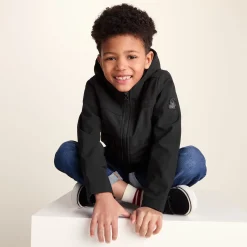 Koroma Kids Softshell Hooded Jacket - Black