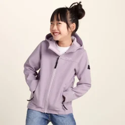Koroma Kids Softshell Hooded Jacket - Lavender Grey
