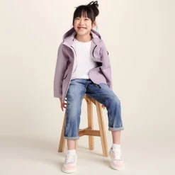 Koroma Kids Softshell Hooded Jacket - Lavender Grey