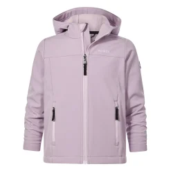 Koroma Kids Softshell Hooded Jacket - Lavender Grey