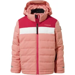 Laithe Kids Ski Jacket - Playful Pink/Dark Pink