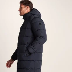 Langrick Mens Long Insulated Jacket - Dark Indigo
