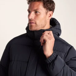 Langrick Mens Long Insulated Jacket - Dark Indigo