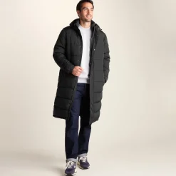 Langrick Mens Long Insulated Jacket - Black