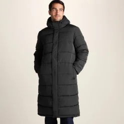 Langrick Mens Long Insulated Jacket - Black