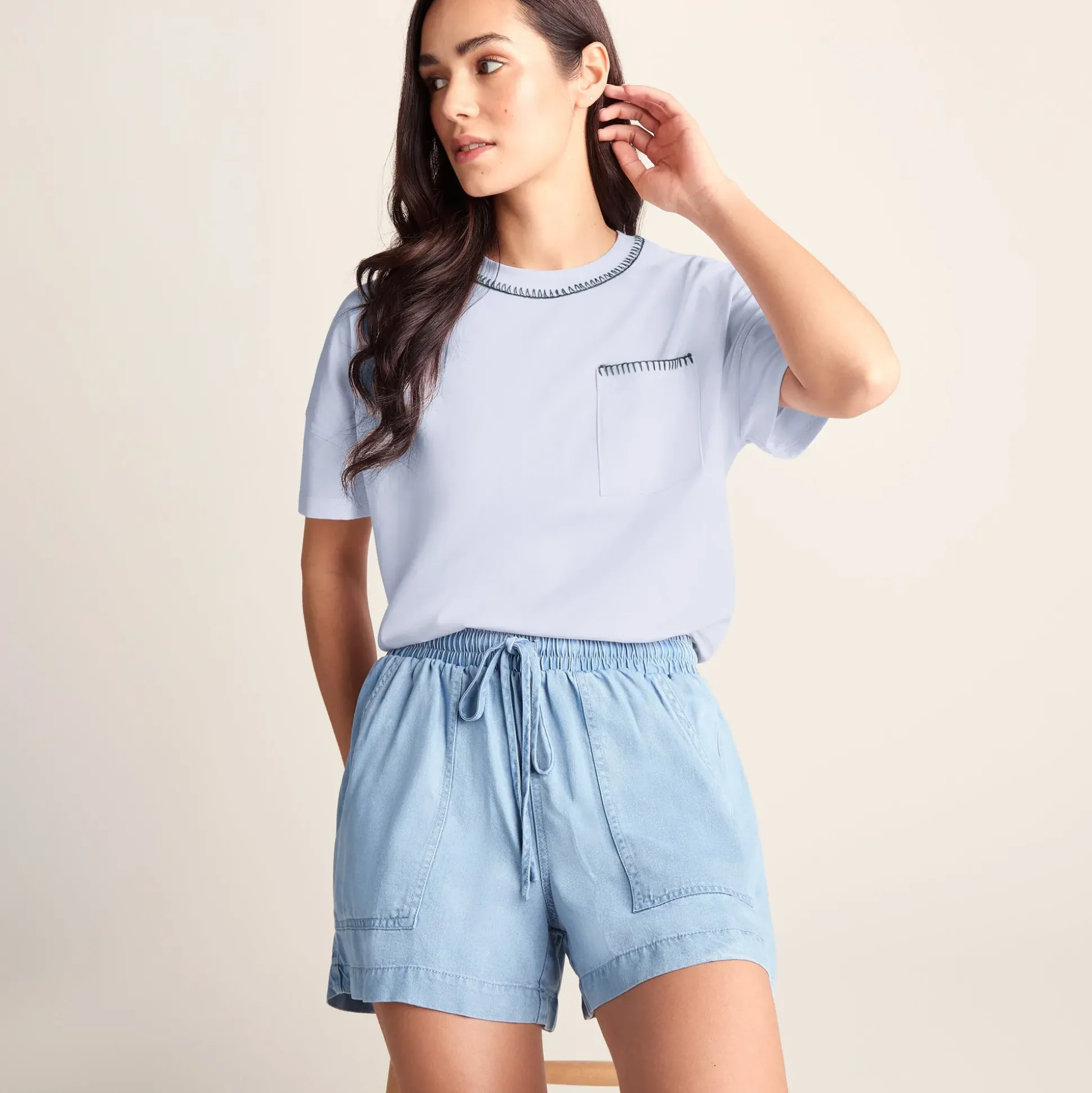 Laurie Womens 100% Cotton Supersoft Boxy Fit T-Shirt - Optic White