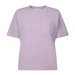 Laurie Womens 100% Cotton Supersoft Boxy Fit T-Shirt - Lilac Blossom