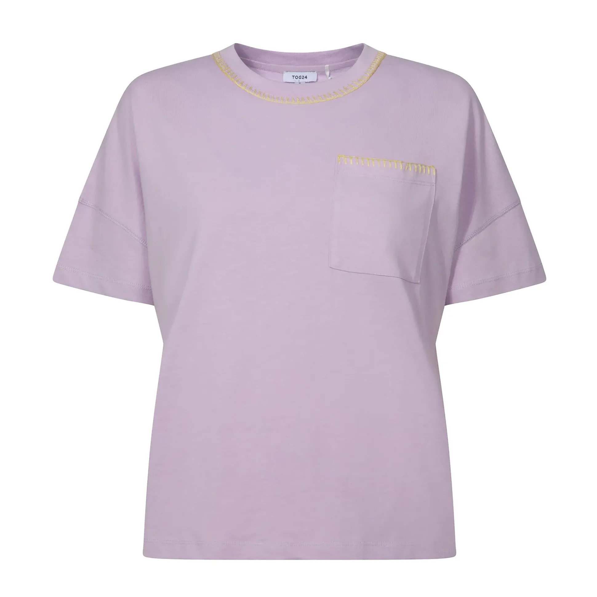 Laurie Womens 100% Cotton Supersoft Boxy Fit T-Shirt - Lilac Blossom