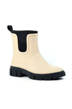 Lazy Dogz Lake Short Waterproof Wellington - Cream