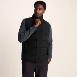 Leighton Mens Shower Resistant Insulated Gilet - Black