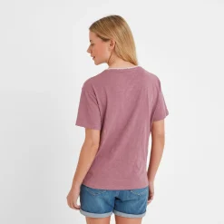 Liana Womens 100% Cotton Supersoft T-Shirt - Mauve