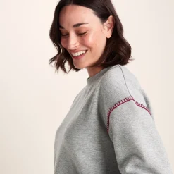 Lillia Womens Supersoft Sweat - Light Grey Marl